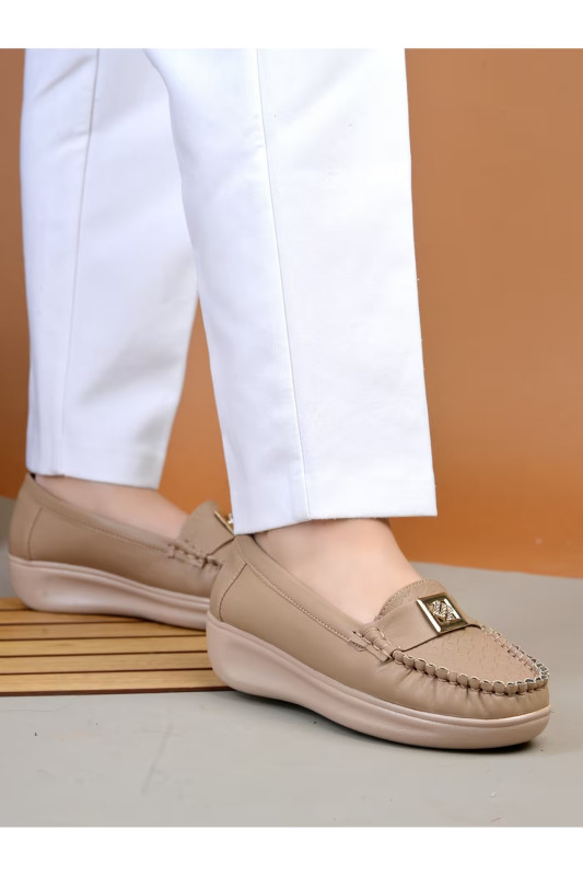 Classy look Tan Shoes for Women & Girls