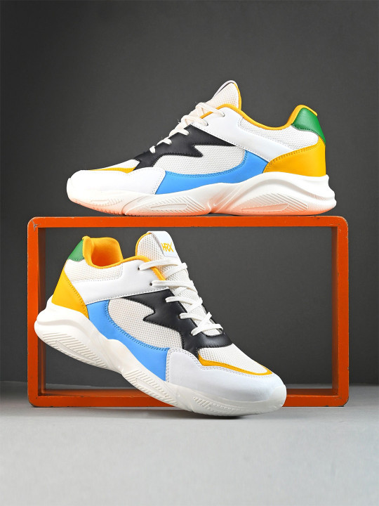 Unisex Multicolor  Running Non-Marking Shoes